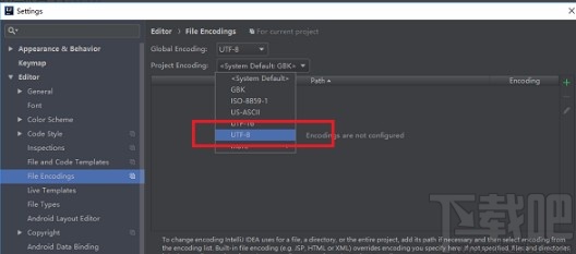 IntelliJ IDEA设置编码格式的方法