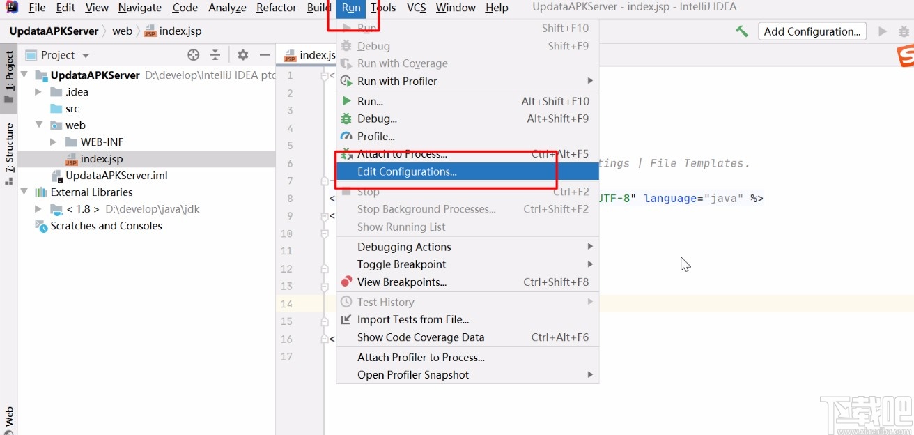 IntelliJ IDEA配置Tomcat服务器的方法