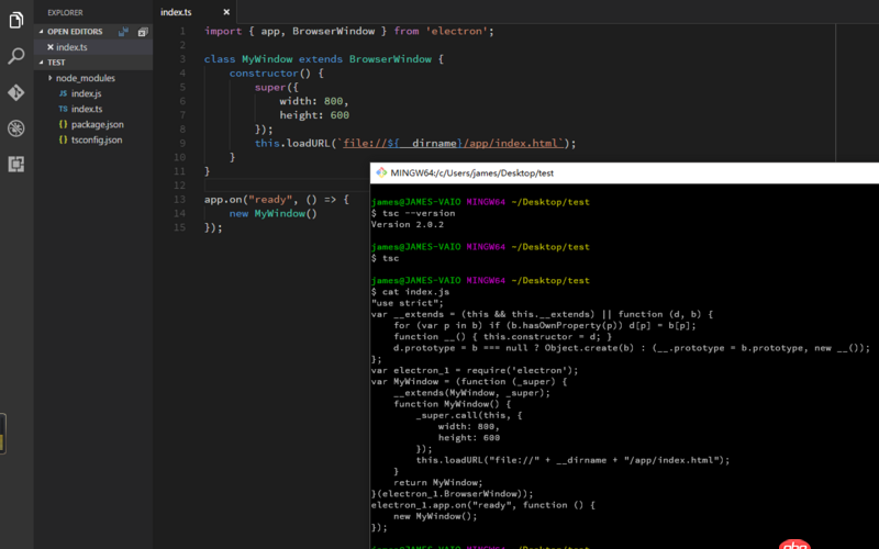 node.js - 使用typescript2和electron时遇到的tsd问题