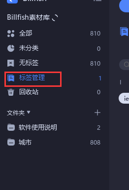 Billfish设置标签方法介绍
