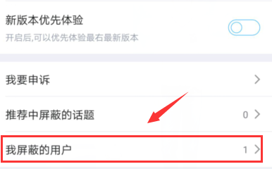 最右怎么查看被屏蔽用户?被屏蔽用户查看方法介绍