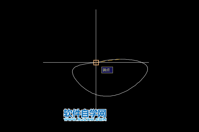 cad怎么画不规则的椭圆