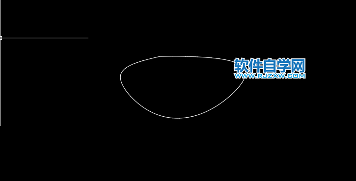 cad怎么画不规则的椭圆