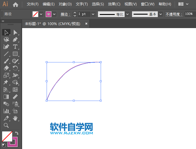 ai的路径怎么进轮廓化