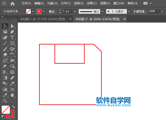 AI怎么画磁盘简易图