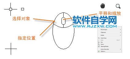 CAD2022鼠标功能的介绍
