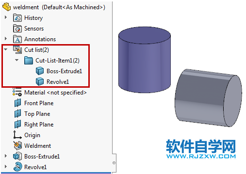 solidworks2020怎么使用切割清单排序选项