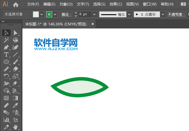 ai怎么画橄榄水果图案