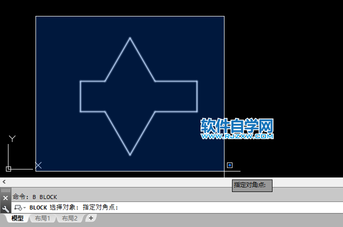 cad中b是什么快捷键怎么用