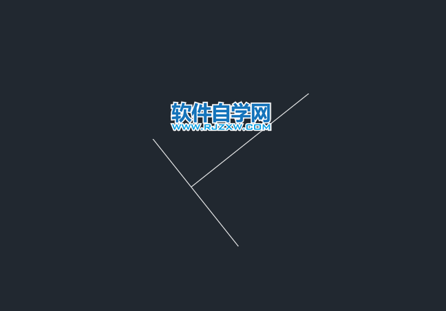 CAD中怎么找到垂足点