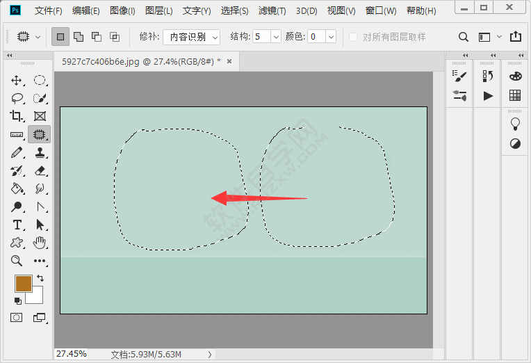 ps的修补工具怎么使用