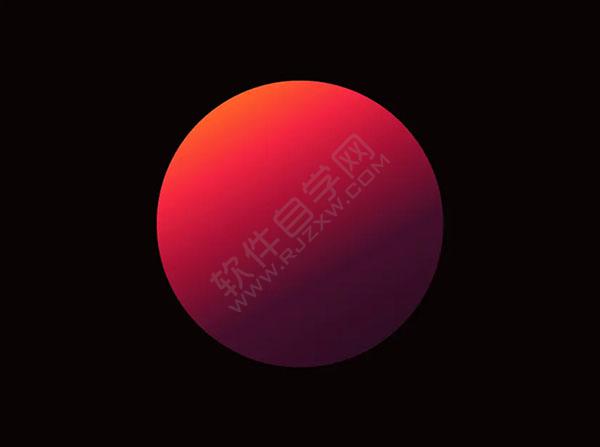 ai怎么画一个红色的星球