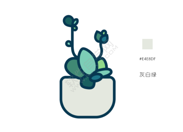 ai怎么画多肉植物插画