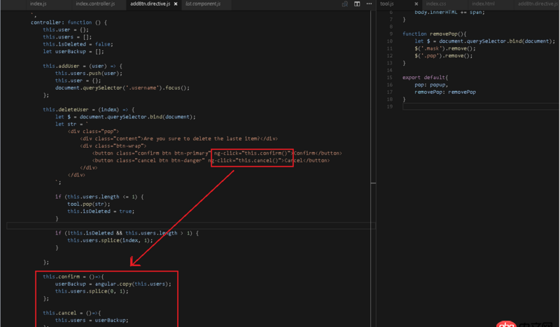 angular.js - angular1.* 怎么在字符串里使用controller里的变量和方法