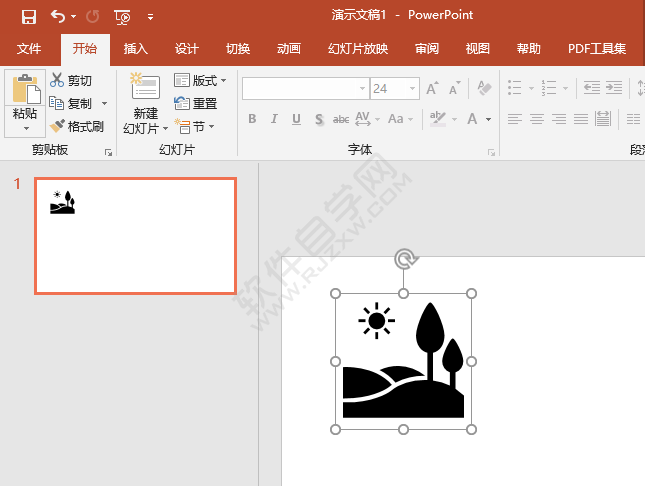 PPT怎么给对象加淡入视野效果