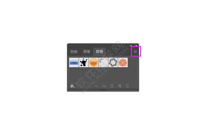 ai中怎么插入兰花符号的方法