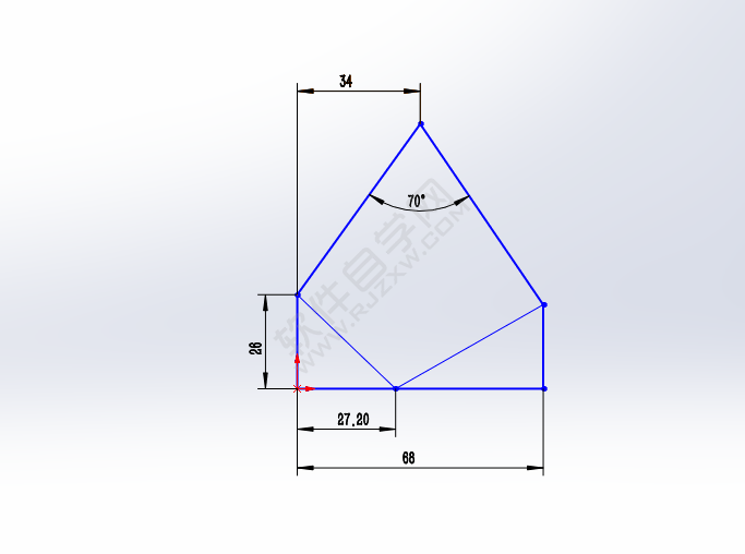 solidworks绘制相关约束的草图方法