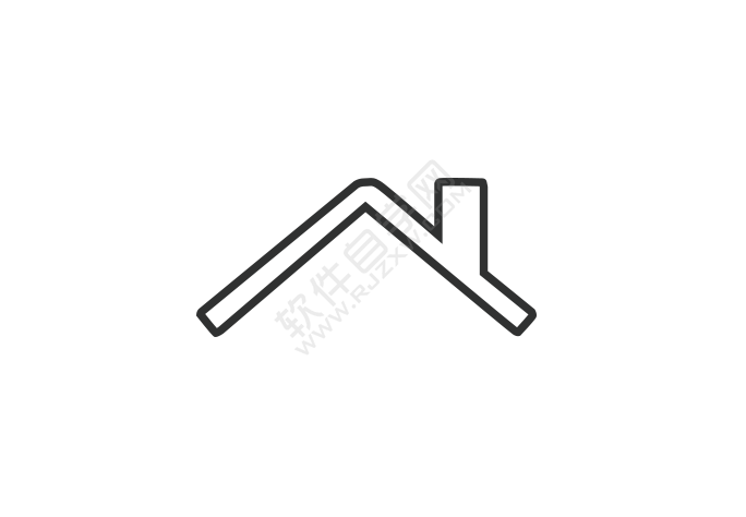 PS里面怎么画房子home图标