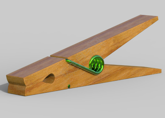 木夹子用Solidworks怎么画