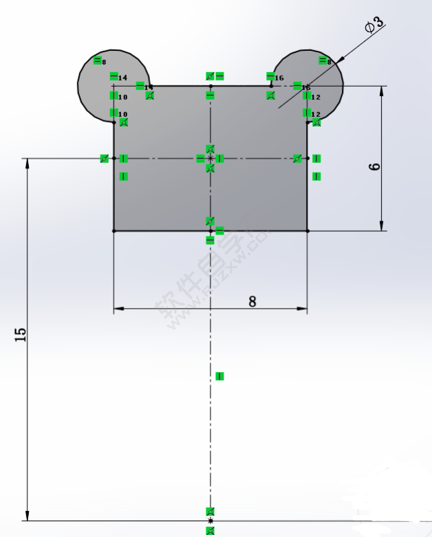 SolidWorks支撑的圆环的画法