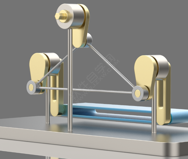 SolidWorks做竖直兜圈子平台装置