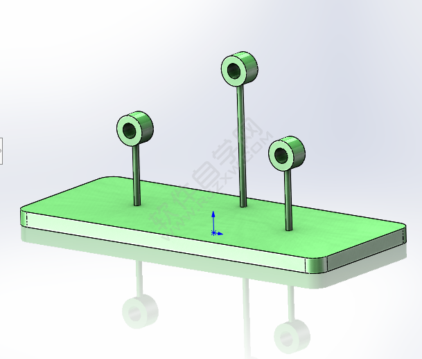 SolidWorks做竖直兜圈子平台装置