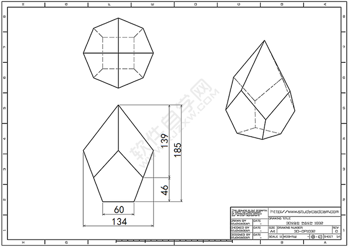 SolidWorks做一个简单的拉伸、切除练习