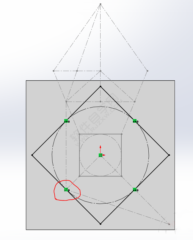 SolidWorks做一个简单的拉伸、切除练习