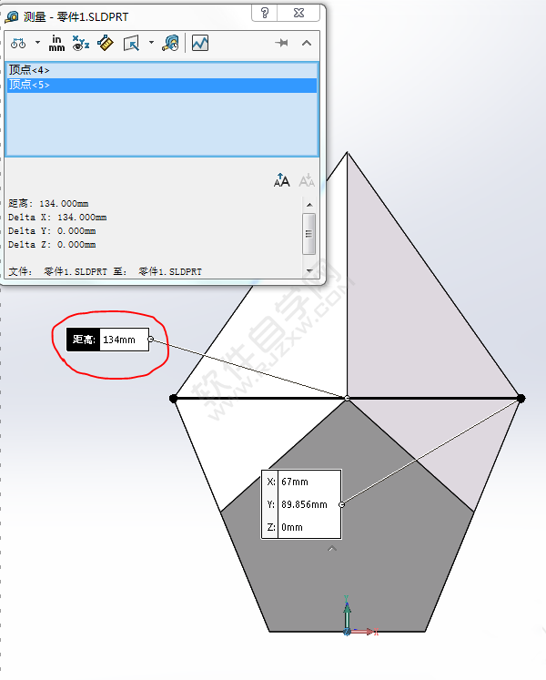 SolidWorks做一个简单的拉伸、切除练习
