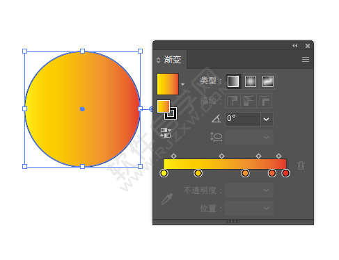 ai渐变工具怎么用