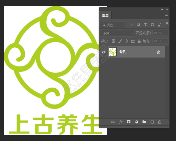 ps新建白色背景图层