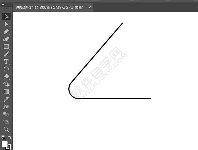 用ai钢笔画直角怎么设置圆角