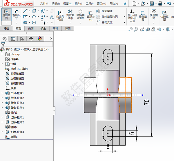 solidworks对称拉伸的重要性