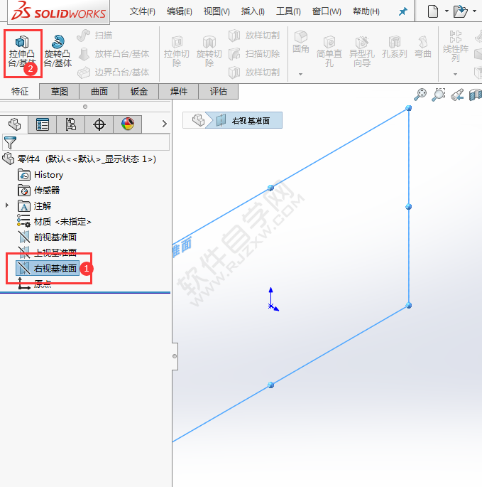 SolidWorks新手建模练习题-025