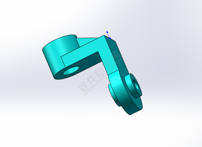 SolidWorks新手建模练习题-025