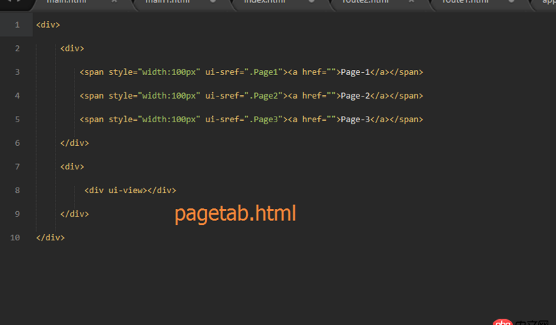 angular.js - 我copy官方ui-router到本地无法运行