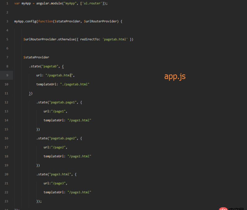 angular.js - 我copy官方ui-router到本地无法运行