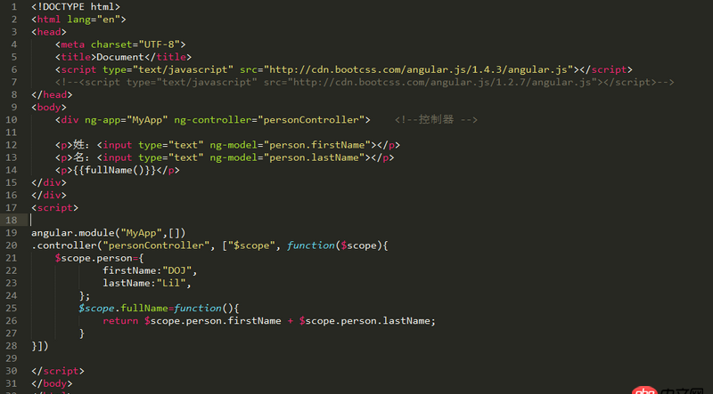 angular.js - Angular为什么我的版本换了下就不能用了呢？