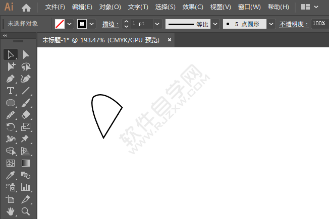 ai绘制小猫头像