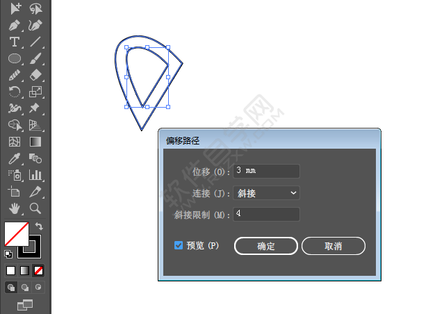 ai绘制小猫头像