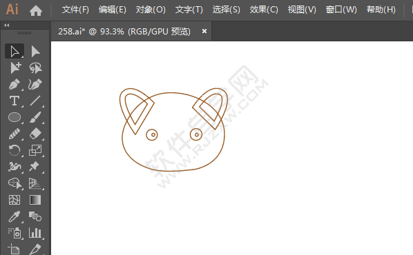 ai绘制小猪的头像