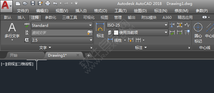 cad2018功能区怎么恢复原状