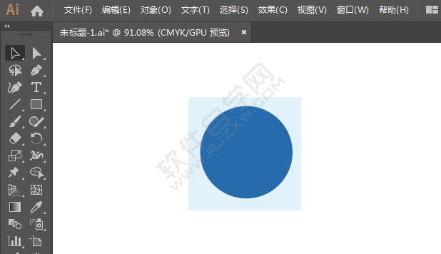 ai绘制商场标识的方法