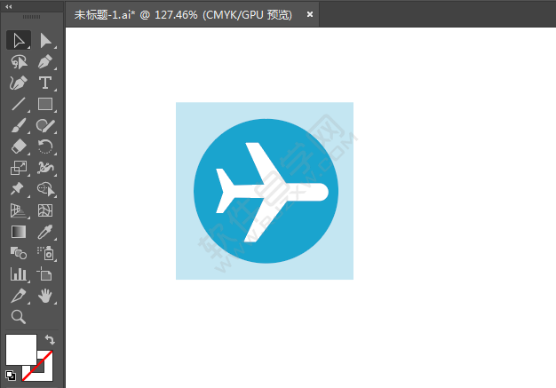 ai绘制飞机场标识的方法