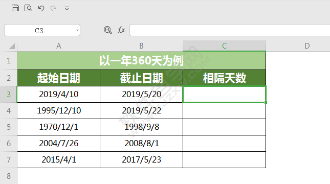 wps中DAYS360函数是什么意思