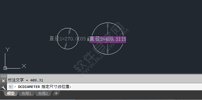 cad怎么标出约束圆的尺寸