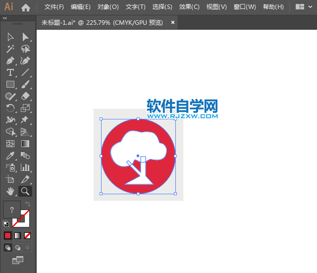 滨河公园标识绘制的方法