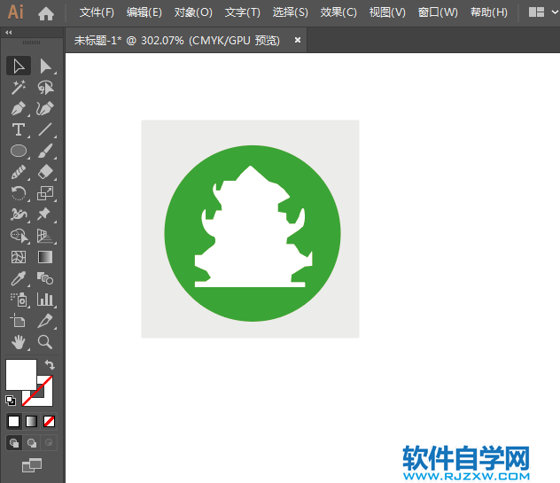 塔楼标识的绘制方法