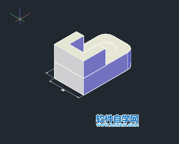 CAD倒角差集实体练习