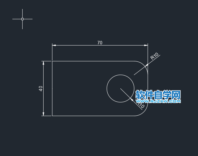CAD倒角差集实体练习